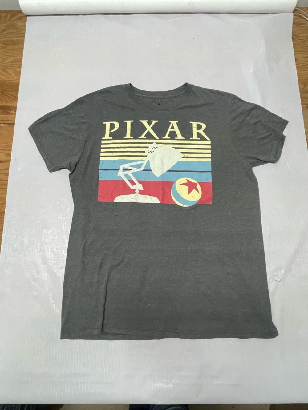 Disney Pixar Short Sleeve Tee in Charcoal  Sz: Xl